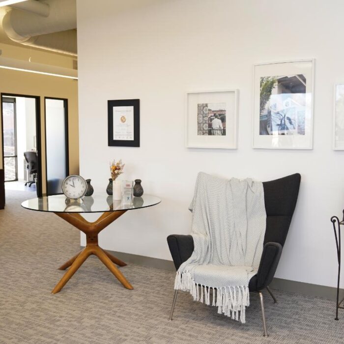 view of foundations san francisco front desk and lobby area